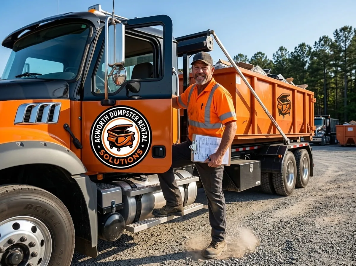 Dumpster rental in Allatoona GA Roll-off dumpster rental serving Allatoona, GA