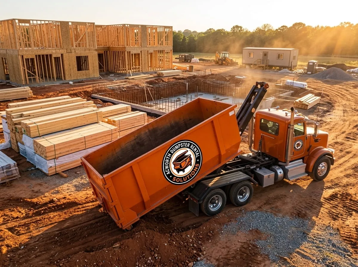 Dumpster rental in Emerson GA Roll-off dumpster rental serving Emerson, GA